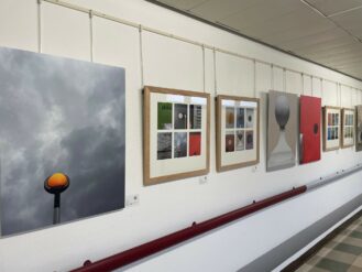 View of the exhibition corridor