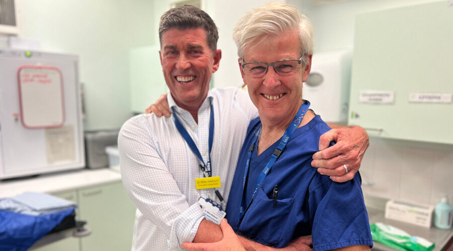 Mr Ian Eyre-Brook hangs up his scalpel after 53 years in healthcare