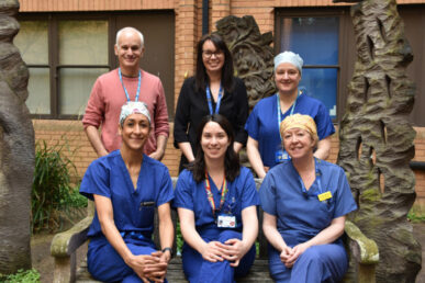 A photo of colleagues from Somerset NHS Foundation Trust involved in the care and treatment of endometriosis.