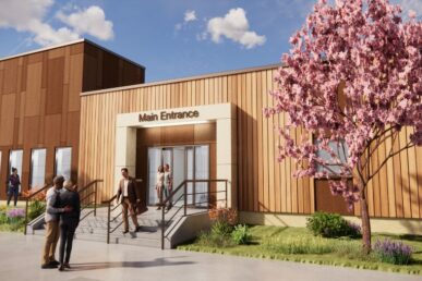 An artist's impression of the new Bridgwater Diagnostic Centre.