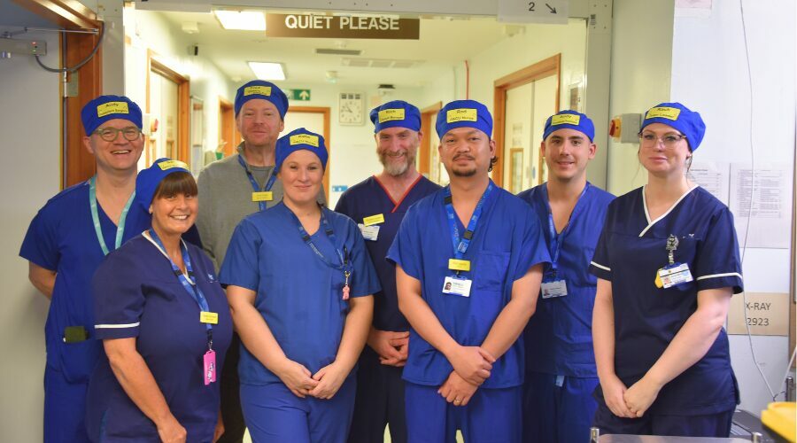 Reusable operating theatre hats puts names to faces