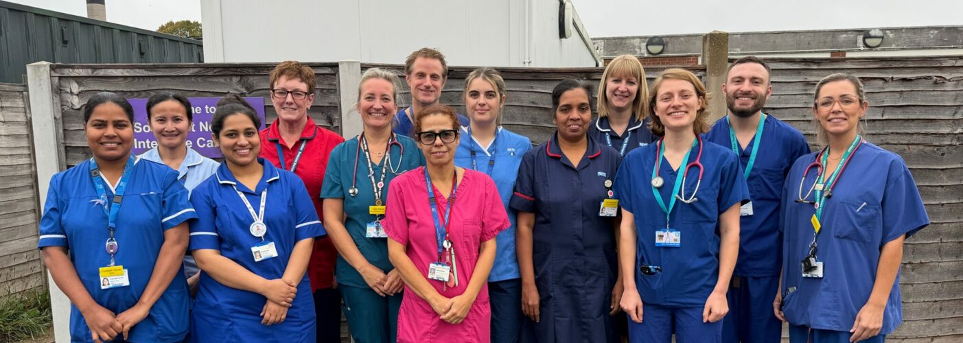 Musgrove Park team celebrates runners-up spot at neonatal care awards