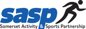 A logo for the Somerset Activity and Sports Partnership.