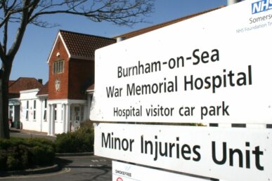 A photo of the outside of Burnham on Sea War Memorial Hospital
