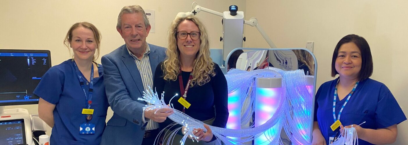 New sensory machine for paediatric cardiology at Musgrove Park Hospital
