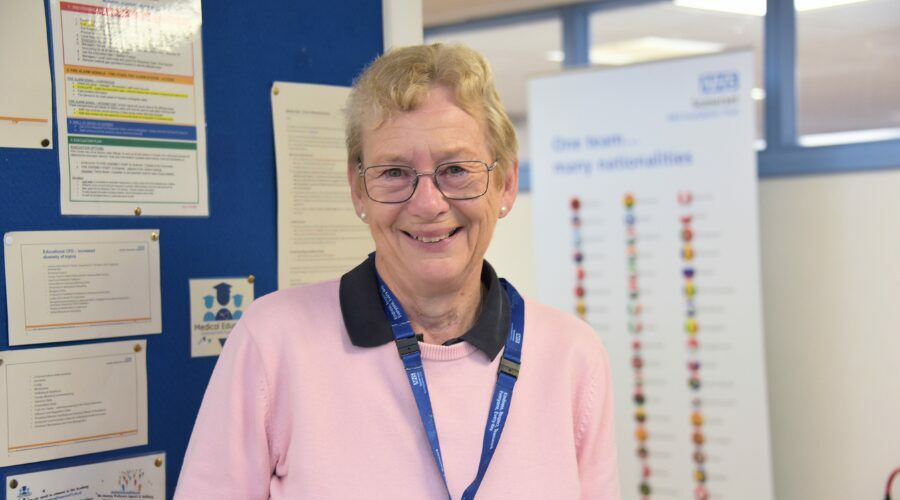 Sue Twose recognised for decades of impact on somerset’s nursing workforce