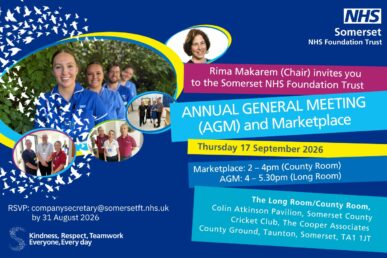 Annual general meeting invite poster.